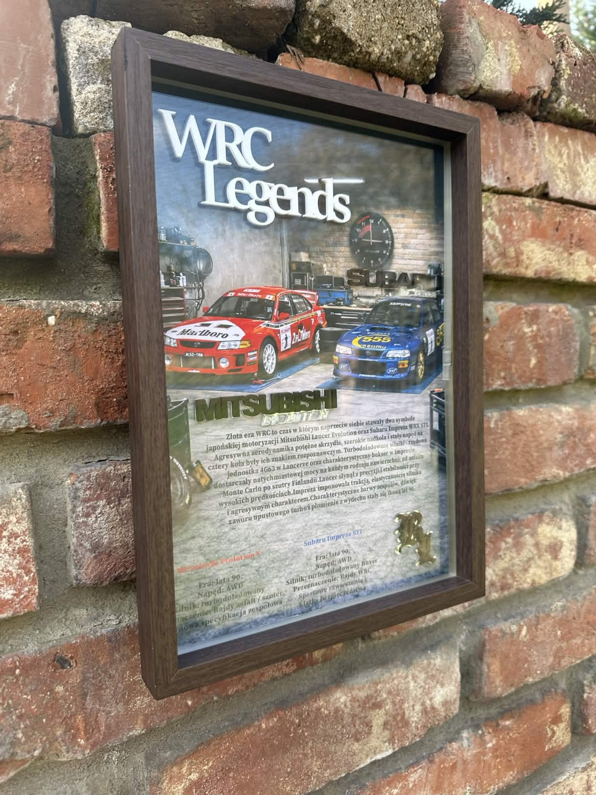 Obraz dekoracyjny 3D – WRC Legends