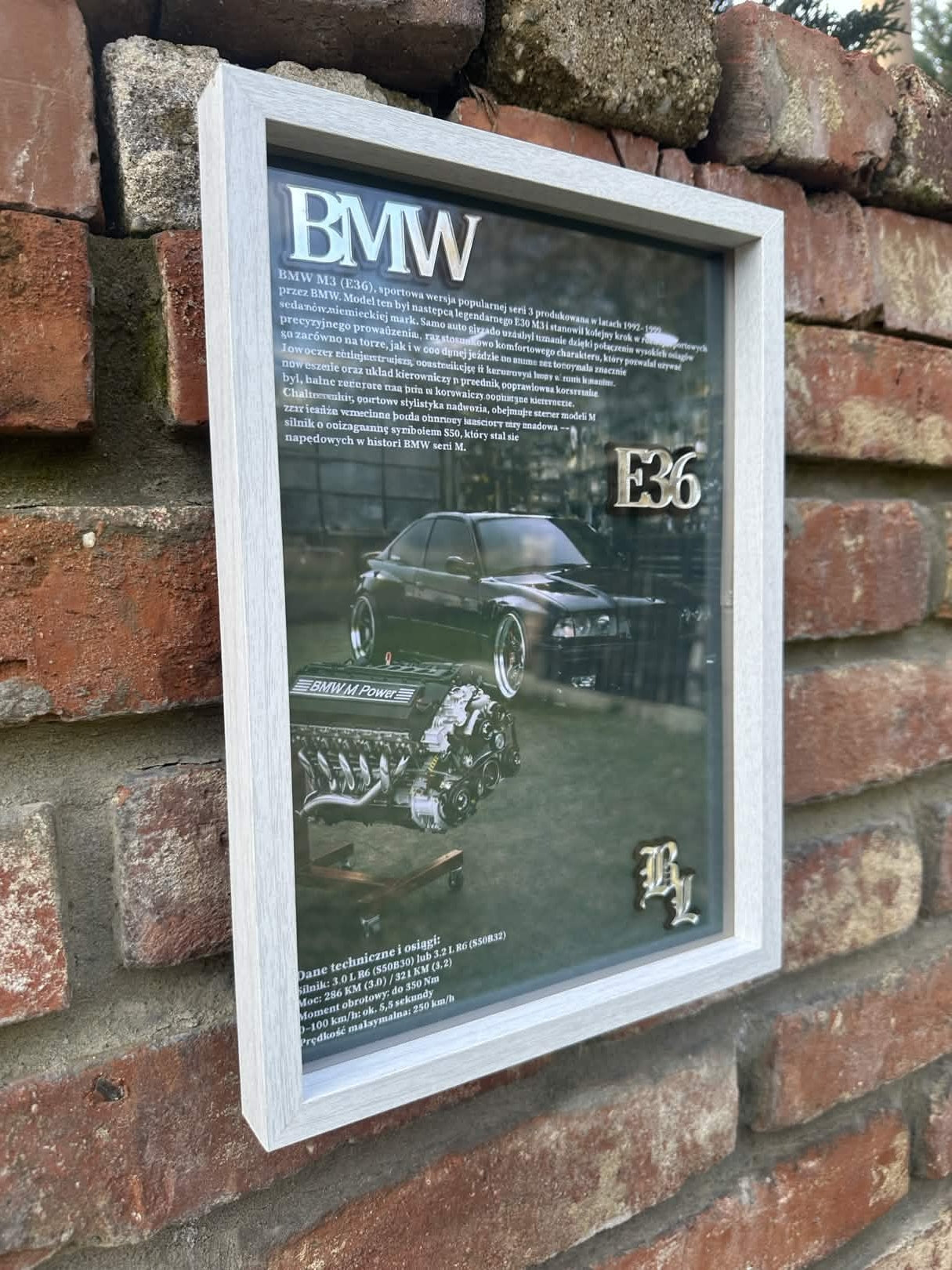 Obraz dekoracyjny 3D - Bmw E36