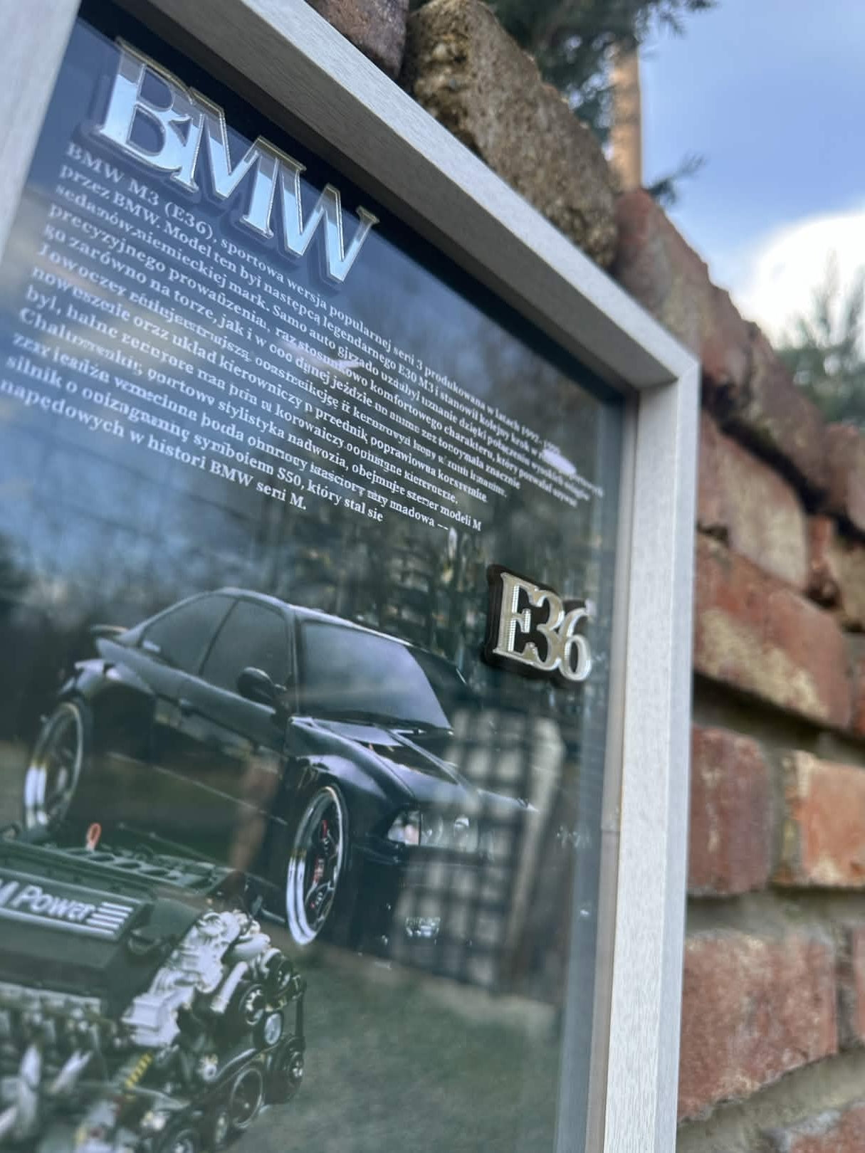 Obraz dekoracyjny 3D - Bmw E36