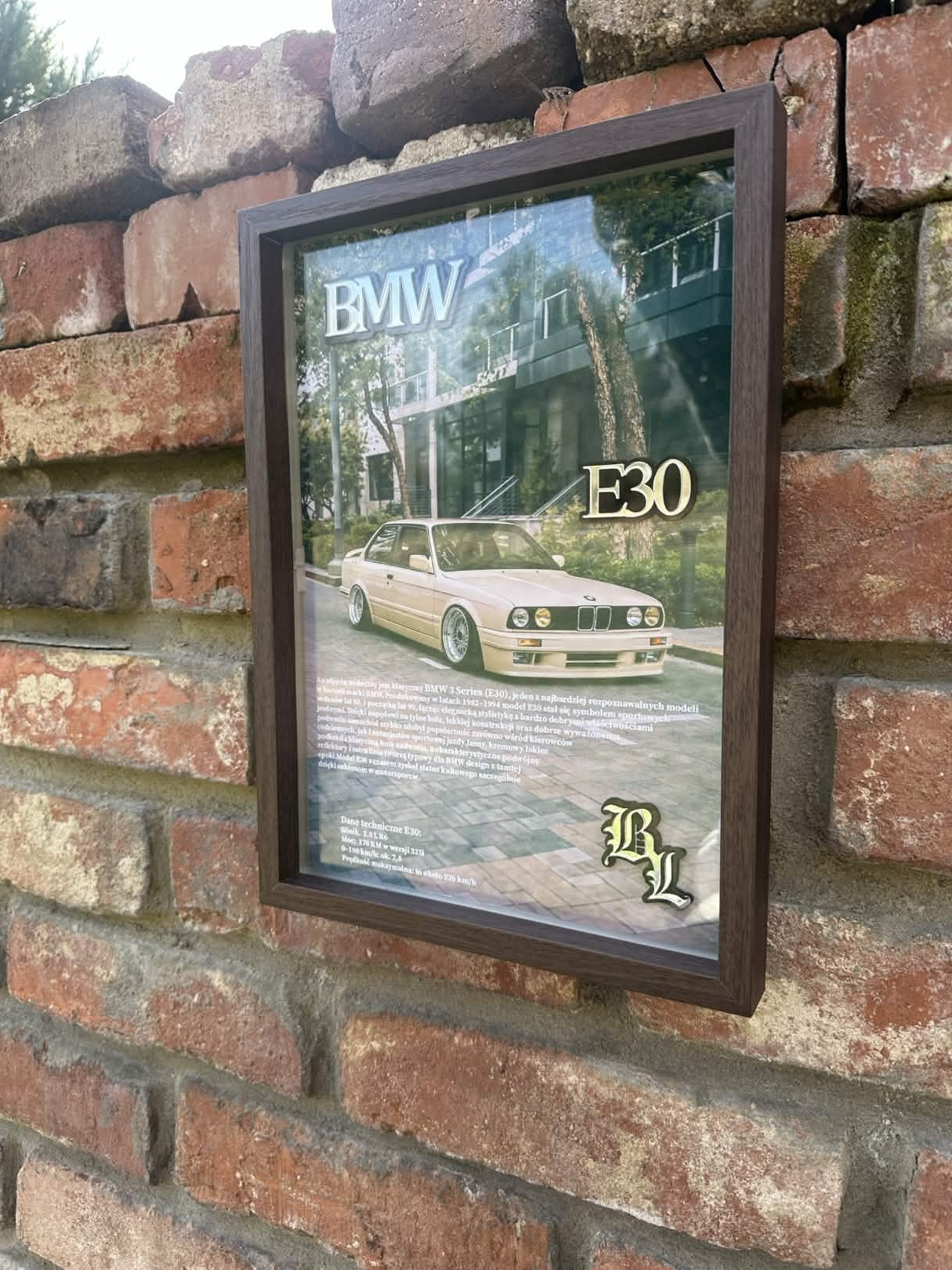 Obraz dekoracyjny 3D - Bmw E30