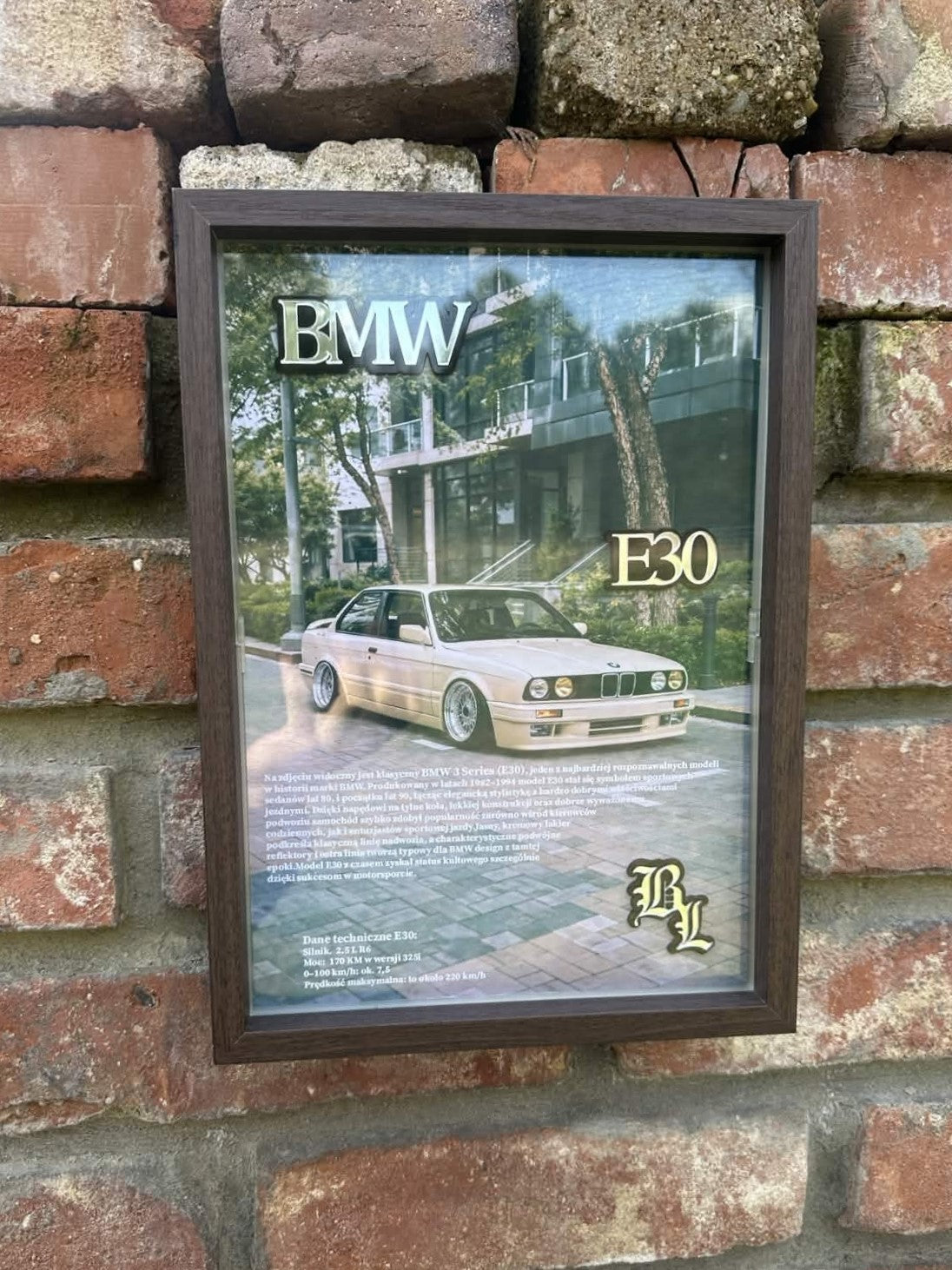 Obraz dekoracyjny 3D - Bmw E30